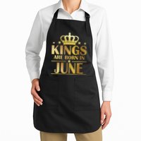 Limited Edition Kings Are Born in June Apron