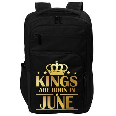 Limited Edition Kings Are Born in June Impact Tech Backpack