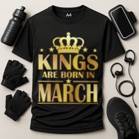 Limited Edition Kings Are Born in March Cooling Performance Crew T-Shirt