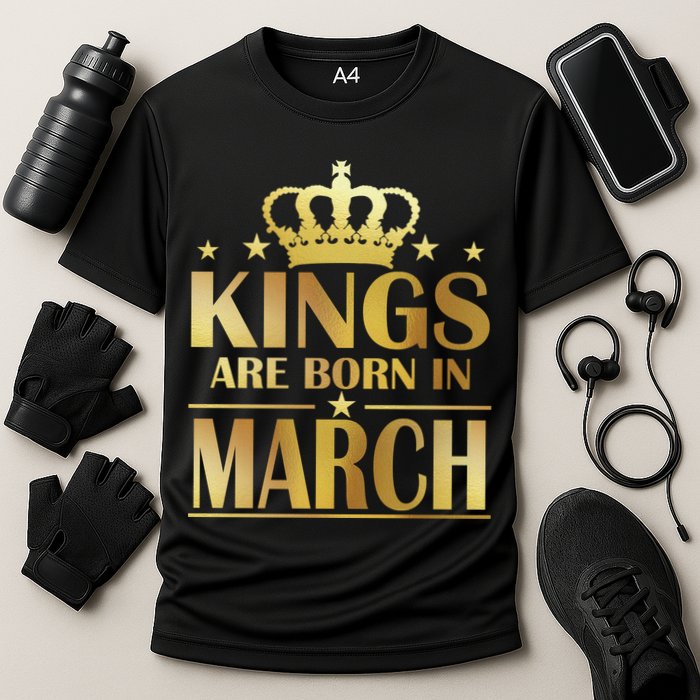 Limited Edition Kings Are Born in March Cooling Performance Crew T-Shirt