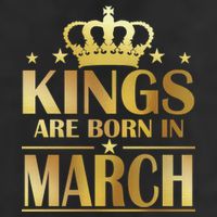 Limited Edition Kings Are Born in March Adult Drive Performance Visor