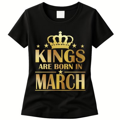 Limited Edition Kings Are Born in March Womens T-Shirt