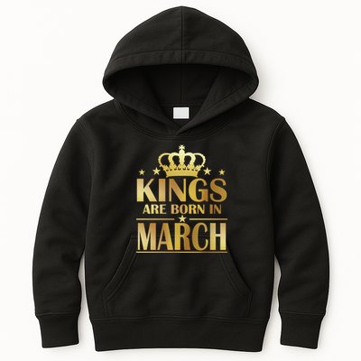 Limited Edition Kings Are Born in March Kids Hoodie