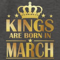 Limited Edition Kings Are Born in March Vector Backpack