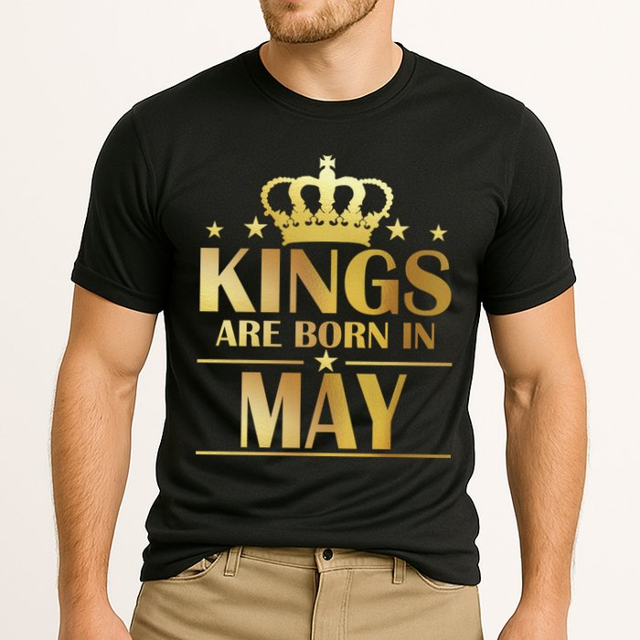 Limited Edition Kings Are Born in May Cooling Performance Crew T-Shirt