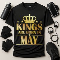 Limited Edition Kings Are Born in May Cooling Performance Crew T-Shirt