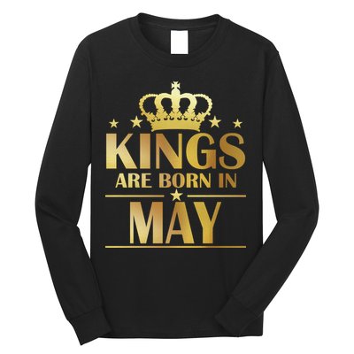 Limited Edition Kings Are Born in May Long Sleeve Shirt