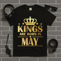 Limited Edition Kings Are Born in May T-Shirt