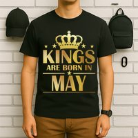 Limited Edition Kings Are Born in May T-Shirt