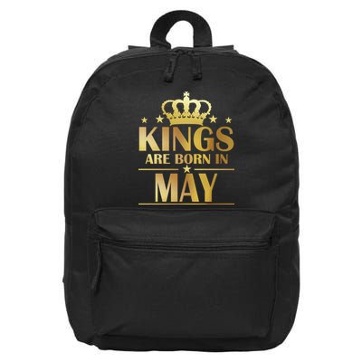 Limited Edition Kings Are Born in May 16 in Basic Backpack