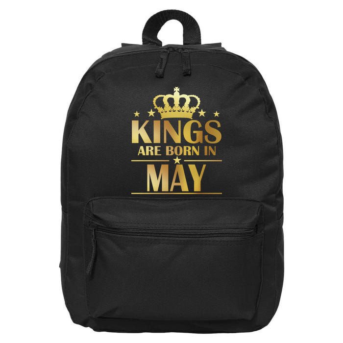 Limited Edition Kings Are Born in May 16 in Basic Backpack