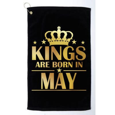 Limited Edition Kings Are Born in May Golf Towel