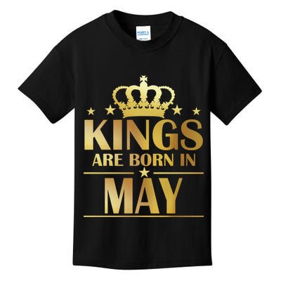 Limited Edition Kings Are Born in May Kids T-Shirt