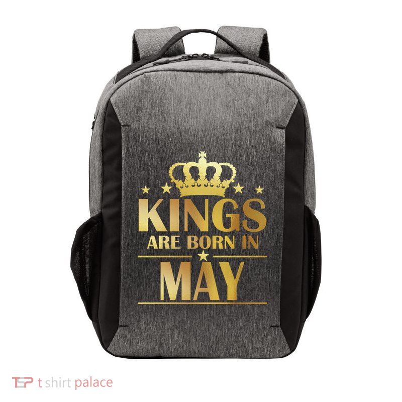 Limited Edition Kings Are Born in May Vector Backpack
