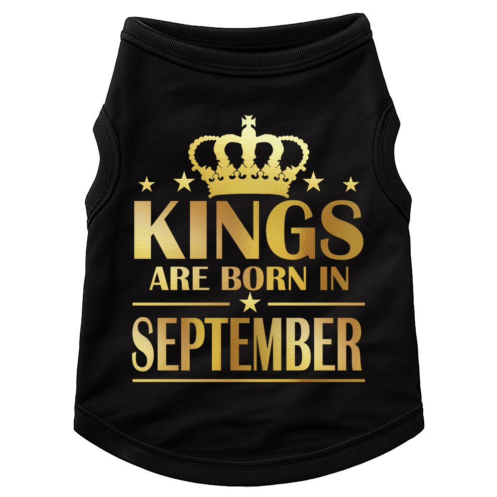 Limited Edition Kings Are Born in September Doggie Tank