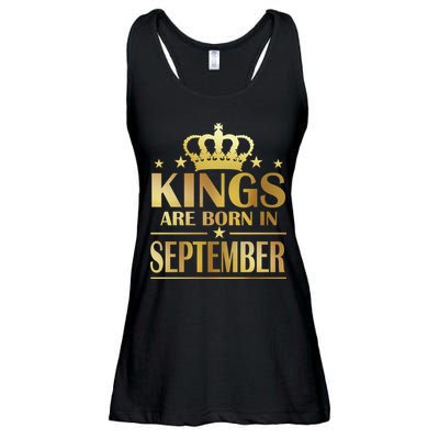 Limited Edition Kings Are Born in September Ladies Essential Flowy Tank