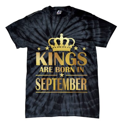 Limited Edition Kings Are Born in September Tie-Dye T-Shirt