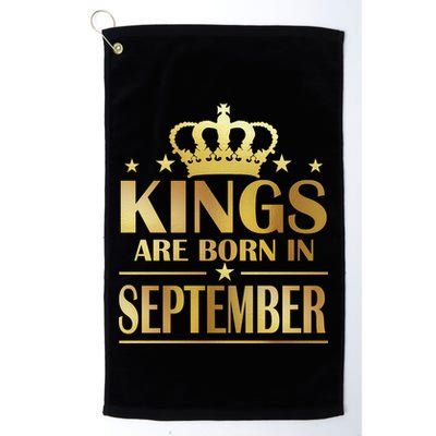 Limited Edition Kings Are Born in September Golf Towel