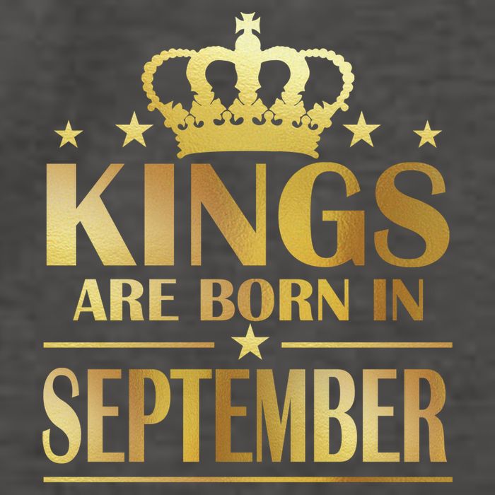 Limited Edition Kings Are Born in September Vector Backpack