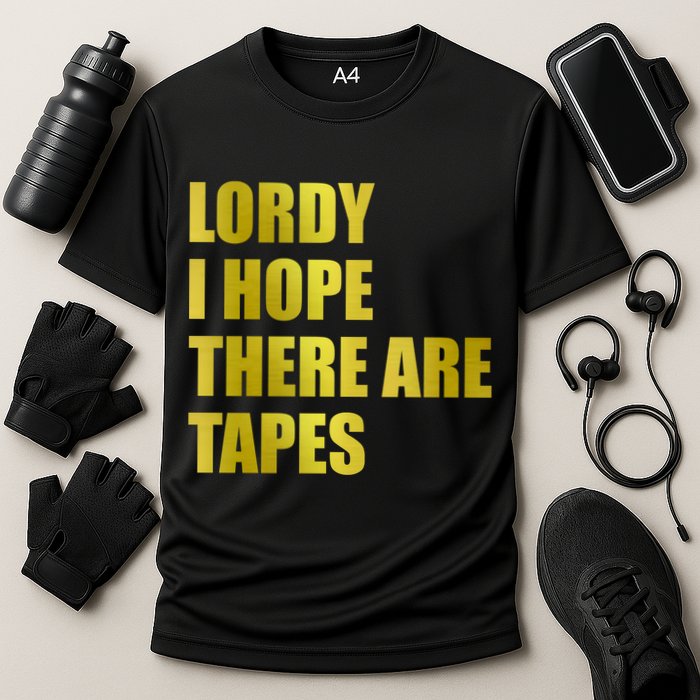 Limited Edition Lordy, I Hope There Are Tapes Cooling Performance Crew T-Shirt