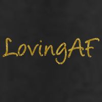 Limited Edition Loving AF Gold Font Cool Comfort Performance Bucket Hat