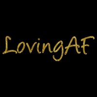 Limited Edition Loving AF Gold Font Kids T-Shirt