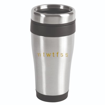 Limited Edition mtWTFss Days of the Week WTF Gold Print 16oz Travel Tumbler