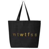Limited Edition mtWTFss Days of the Week WTF Gold Print 25L Jumbo Tote