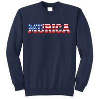 Limited Edition Murica Fourth of July USA Flag Sweatshirt