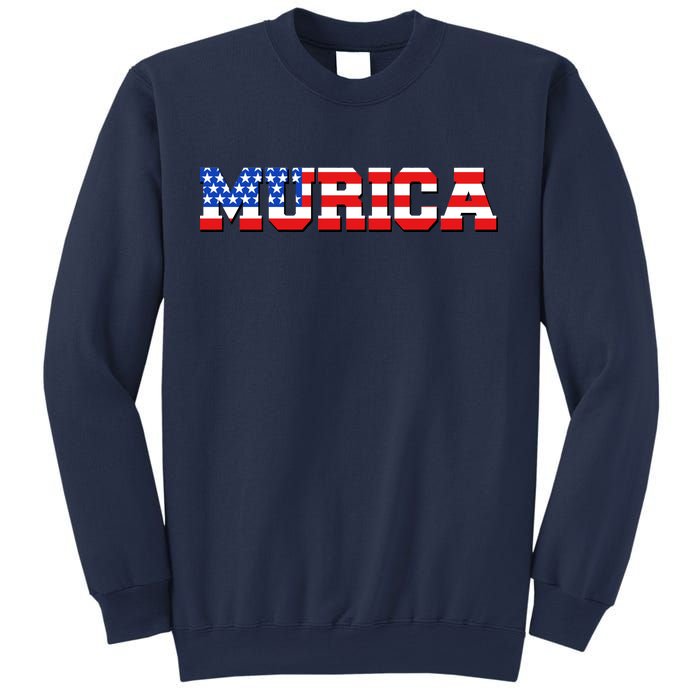 Limited Edition Murica Fourth of July USA Flag Sweatshirt