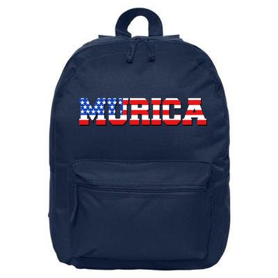 Limited Edition Murica Fourth of July USA Flag 16 in Basic Backpack