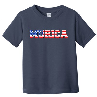 Limited Edition Murica Fourth of July USA Flag Toddler T-Shirt