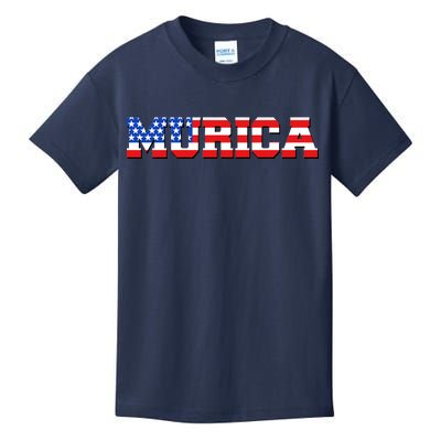 Limited Edition Murica Fourth of July USA Flag Kids T-Shirt