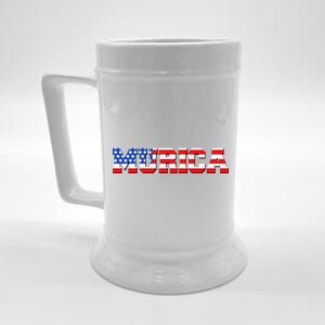 Limited Edition Murica Fourth of July USA Flag Beer Stein