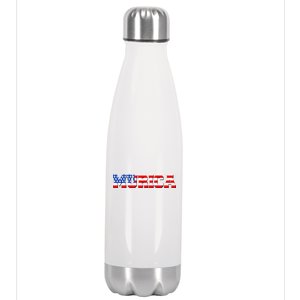 Limited Edition Murica Fourth of July USA Flag Stainless Steel Insulated Water Bottle