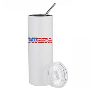 Limited Edition Murica Fourth of July USA Flag Stainless Steel Tumbler