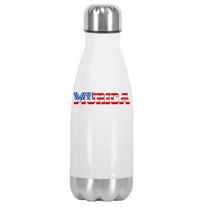 Limited Edition Murica Fourth of July USA Flag Stainless Steel Insulated Water Bottle