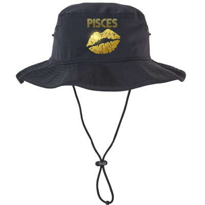 Limited Edition Pisces Zodiac Birthday Golden Lips Legacy Cool Fit Booney Bucket Hat