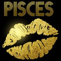 Limited Edition Pisces Zodiac Birthday Golden Lips Tie-Dye T-Shirt