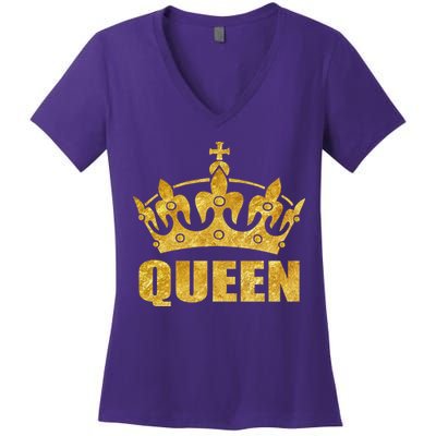 Limited Edition Queen Women's V-Neck T-Shirt