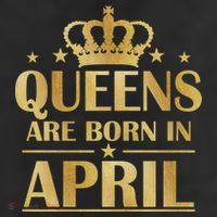 Limited Edition Queens Are Born In April 11oz C Handle Ceramic Mug