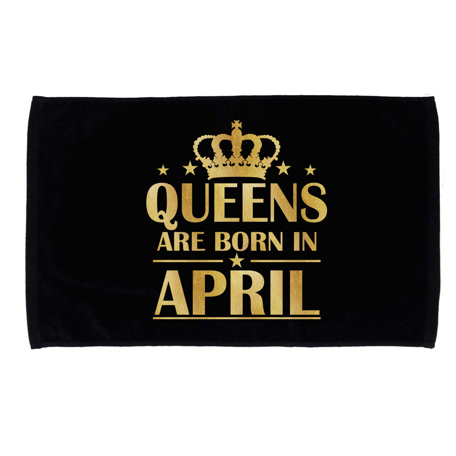 Limited Edition Queens Are Born In April Microfiber Hand Towel
