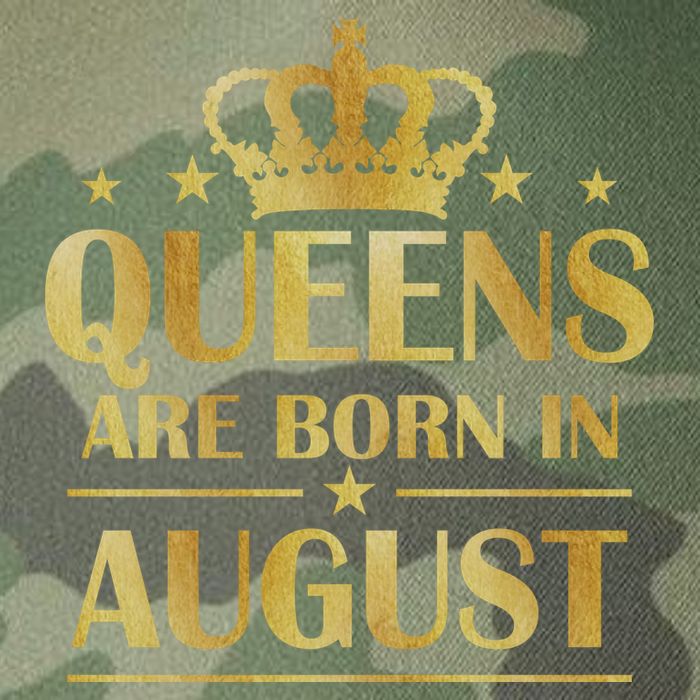 Limited Edition Queens Are Born In August Gold Print Legacy Tie Dye Trucker Hat