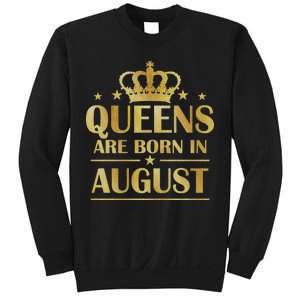 Limited Edition Queens Are Born In August Gold Print Sweatshirt