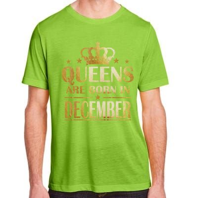 Limited Edition Queens Are Born In December Adult ChromaSoft Performance T-Shirt