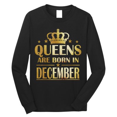 Limited Edition Queens Are Born In December Long Sleeve Shirt