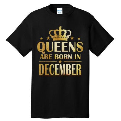 Limited Edition Queens Are Born In December Tall T-Shirt