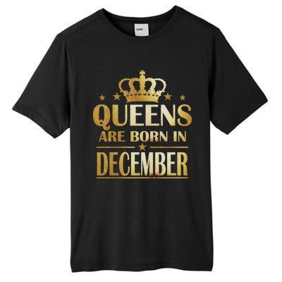 Limited Edition Queens Are Born In December Tall Fusion ChromaSoft Performance T-Shirt