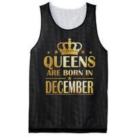 Limited Edition Queens Are Born In December Mesh Reversible Basketball Jersey Tank