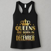 Limited Edition Queens Are Born In December Womens Tank Top